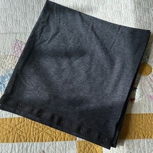 lululemon athletica Vinyasa Charcoal Gray Snap-Hem Wrap